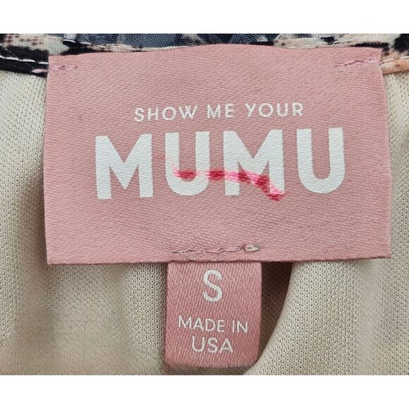 Women's - Show Me You Mumu Snake Print Long Sleeve Mini Dress, Size Small - Picture 5 of 10